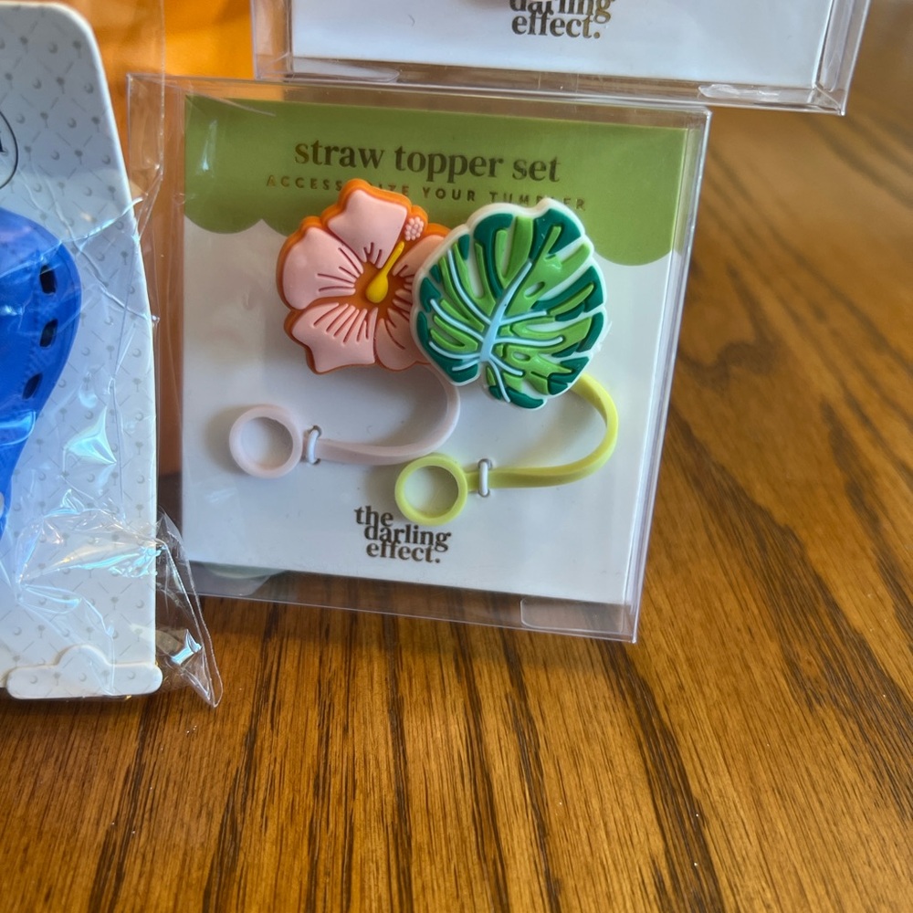 Palmetto Moon & The Darling Effect Straw Toppers will fit 40oz Tumbler Straws. - Picture 4 of 7